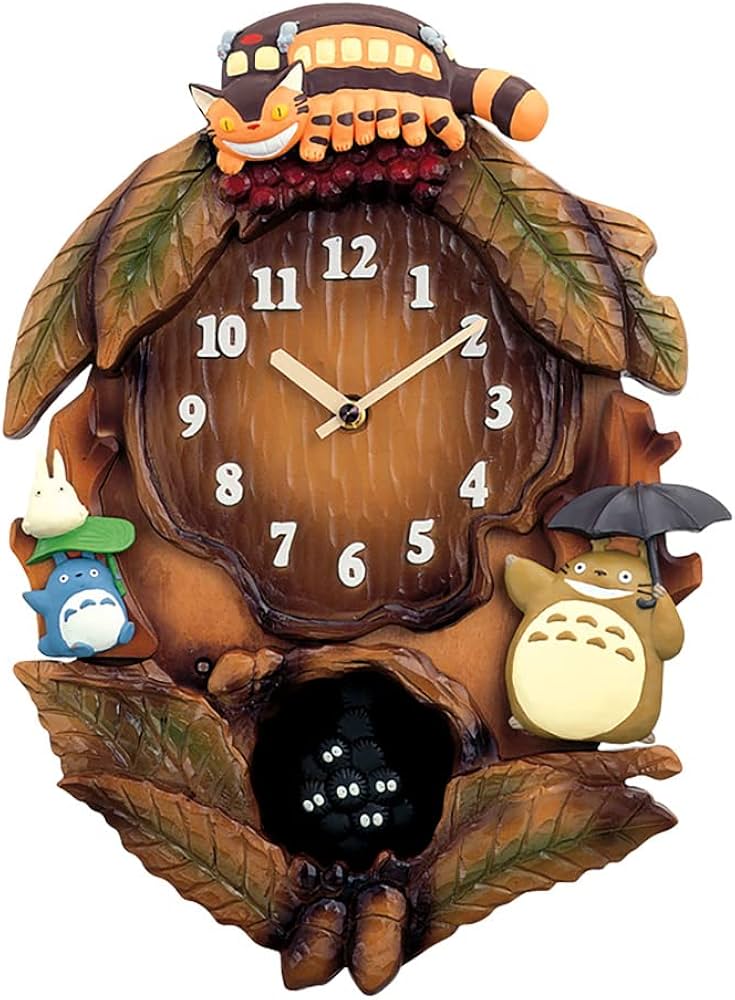 Amazon.co.jp: ホームテイスト 掛け時計 となりのトトロ からくり時計