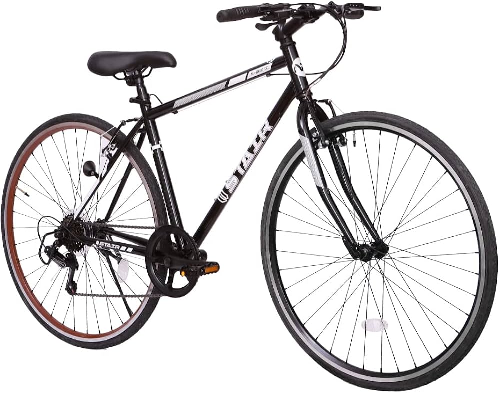 Amazon | クロスバイク 自転車 700x25c シマノ製6段変速 超軽量高炭素
