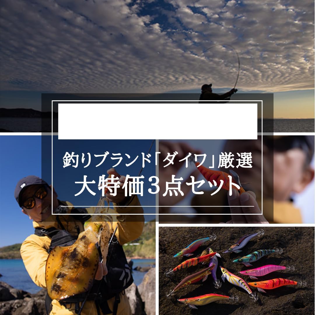 Amazon | 全3点 シマノやダイワで揃える エギセット セフィア クリンチ