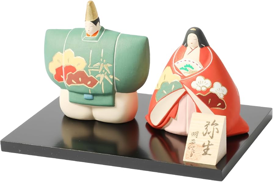 Amazon.co.jp: 博多人形 立雛 弥生 多田明正作 立ひな 立ち雛 雛人形