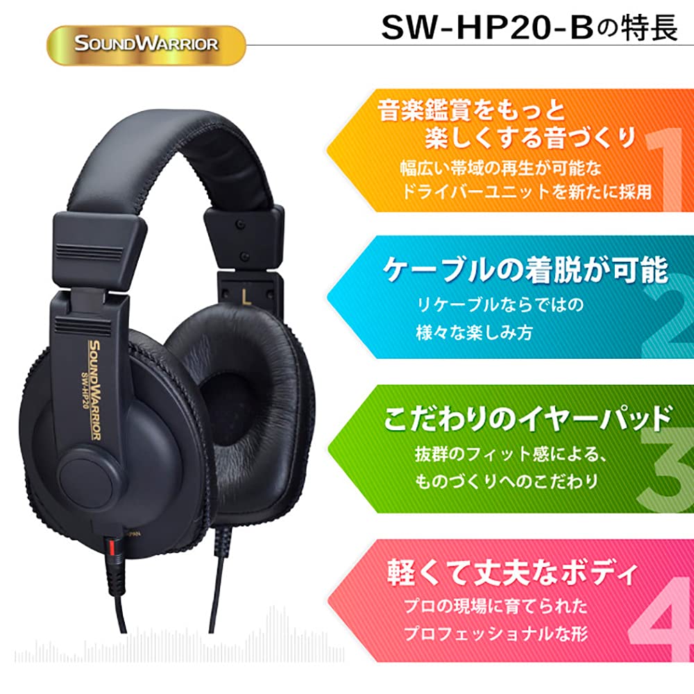 Amazon.co.jp: SOUND WARRIOR リスニング ヘッドホン プロユース 密閉