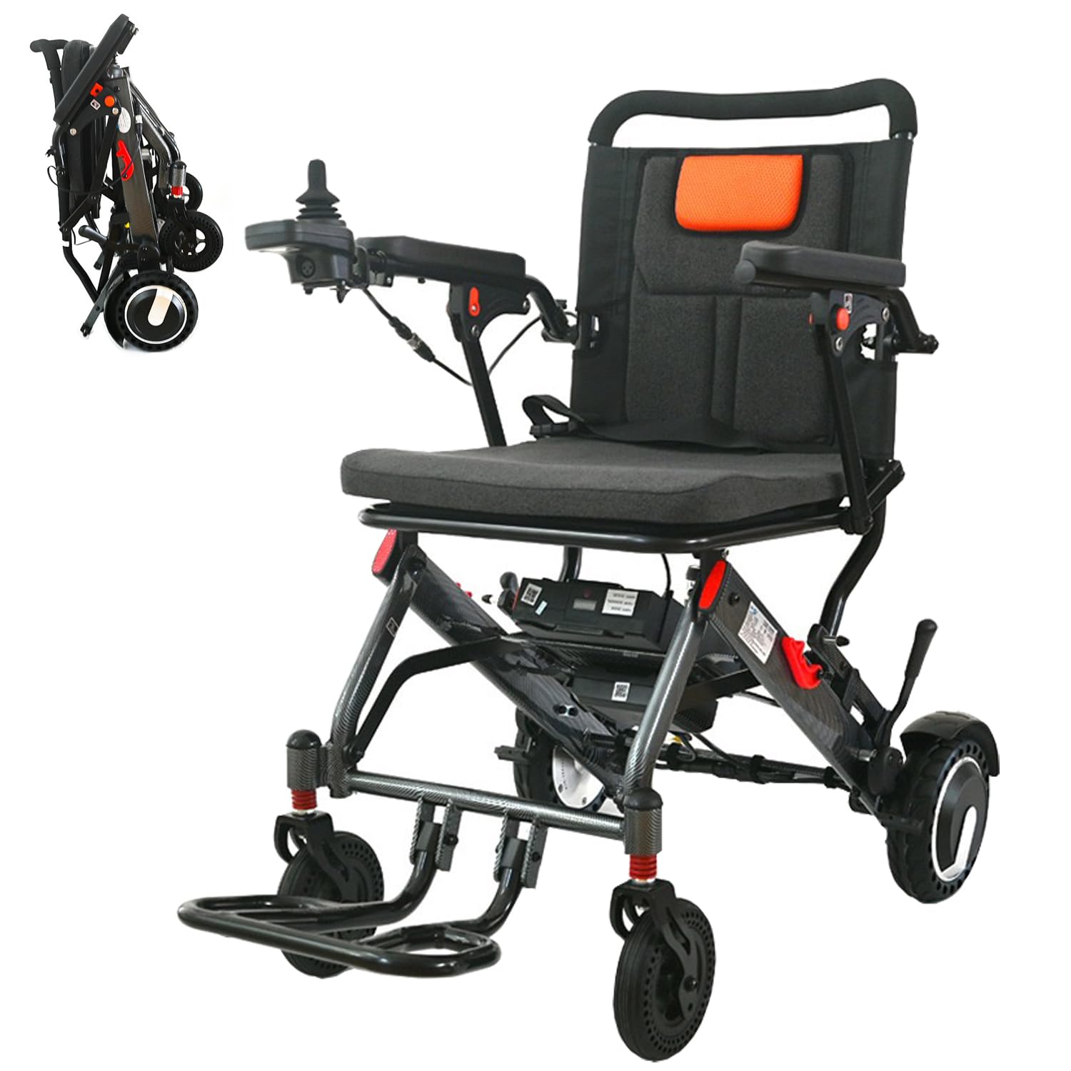 Amazon | LangTu 電動車椅子 車椅子 軽量車いす 耐荷重150kg 電動