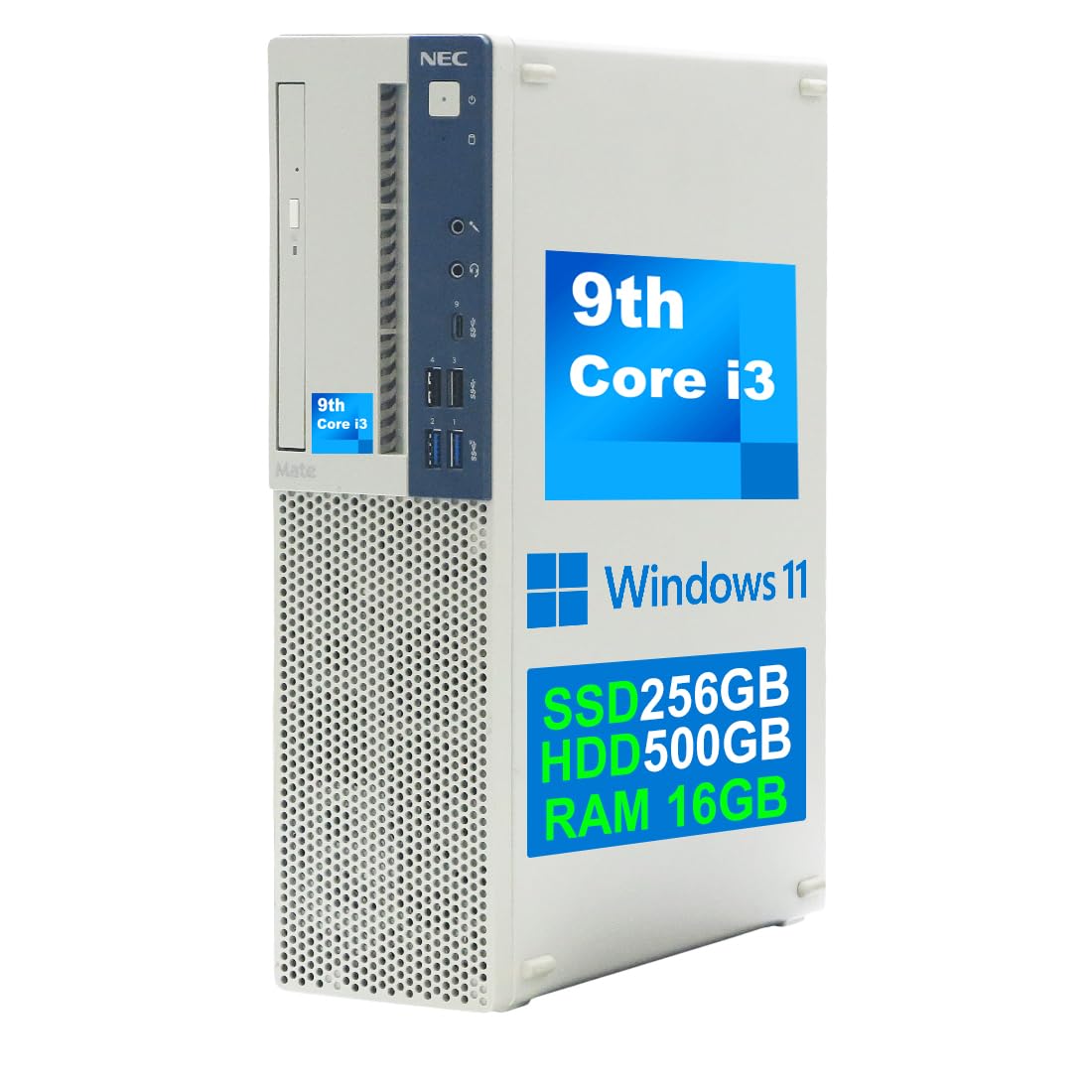 Amazon.co.jp: デスクトップパソコン NEC Mate 整備済 第9世代 Core i3
