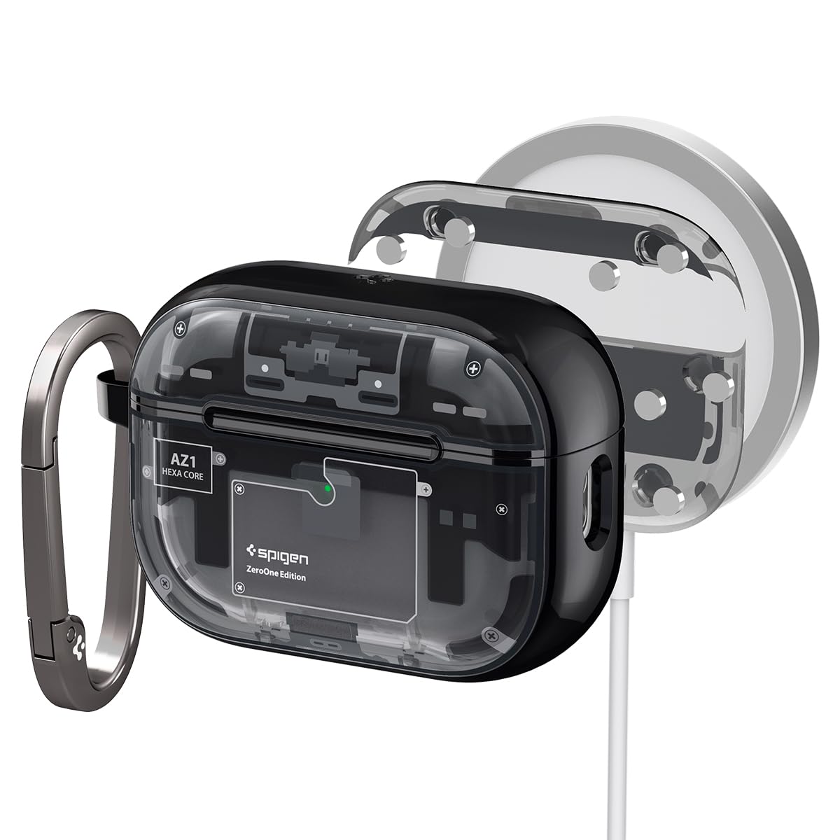 Amazon | Spigen Airpods Pro 2 ケース MagSafe対応 マグネット搭載 黄