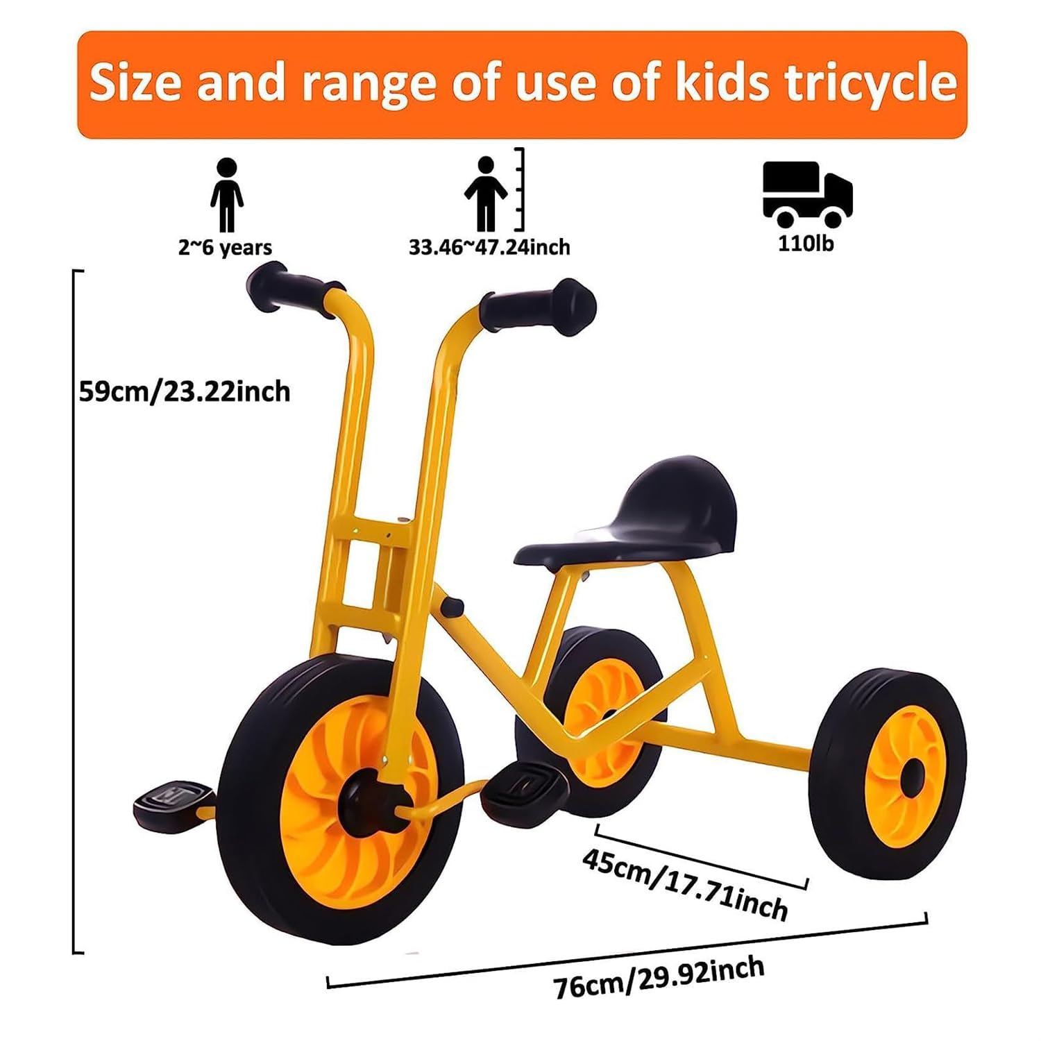 Amazon.co.jp: 2～6歳の幼児用子供用三輪車、子供用就学前学習用自転車