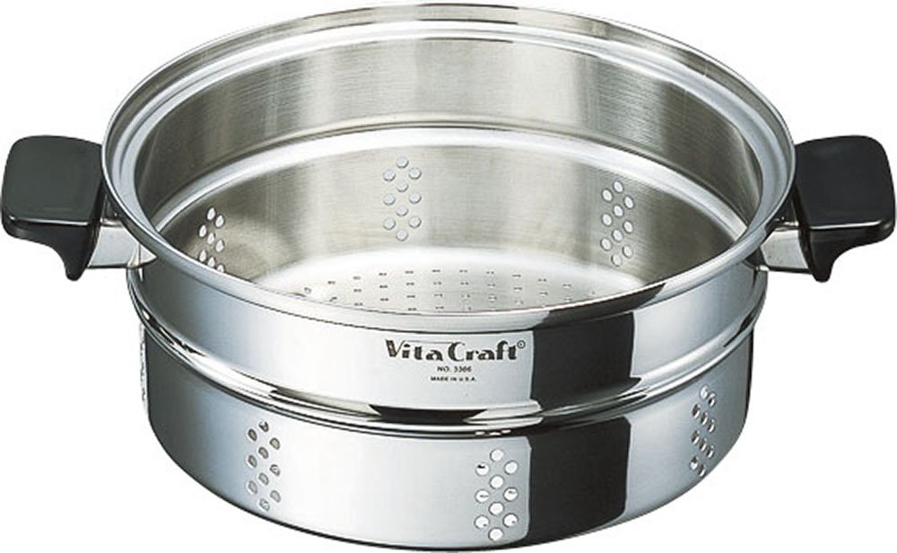 Amazon｜ビタクラフト(Vita Craft ) 大 蒸し器 25.5cm 3306｜蒸し器