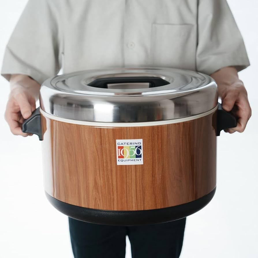 Amazon｜Thunder Group 保温ジャー 2.2升 4L 木目 業務用 電気不要