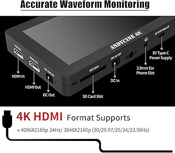 Amazon | ANDYCINE A6 Plus タッチスクリーン 液晶フィールドモニター