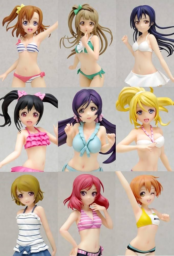 Amazon.co.jp: BEACH QUEENS ラブライブ! μ's（ミューズ） 夏の9体