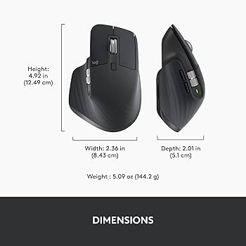 Amazon.com: Logitech MX Master 3S Wireless Mouse Standard Edition