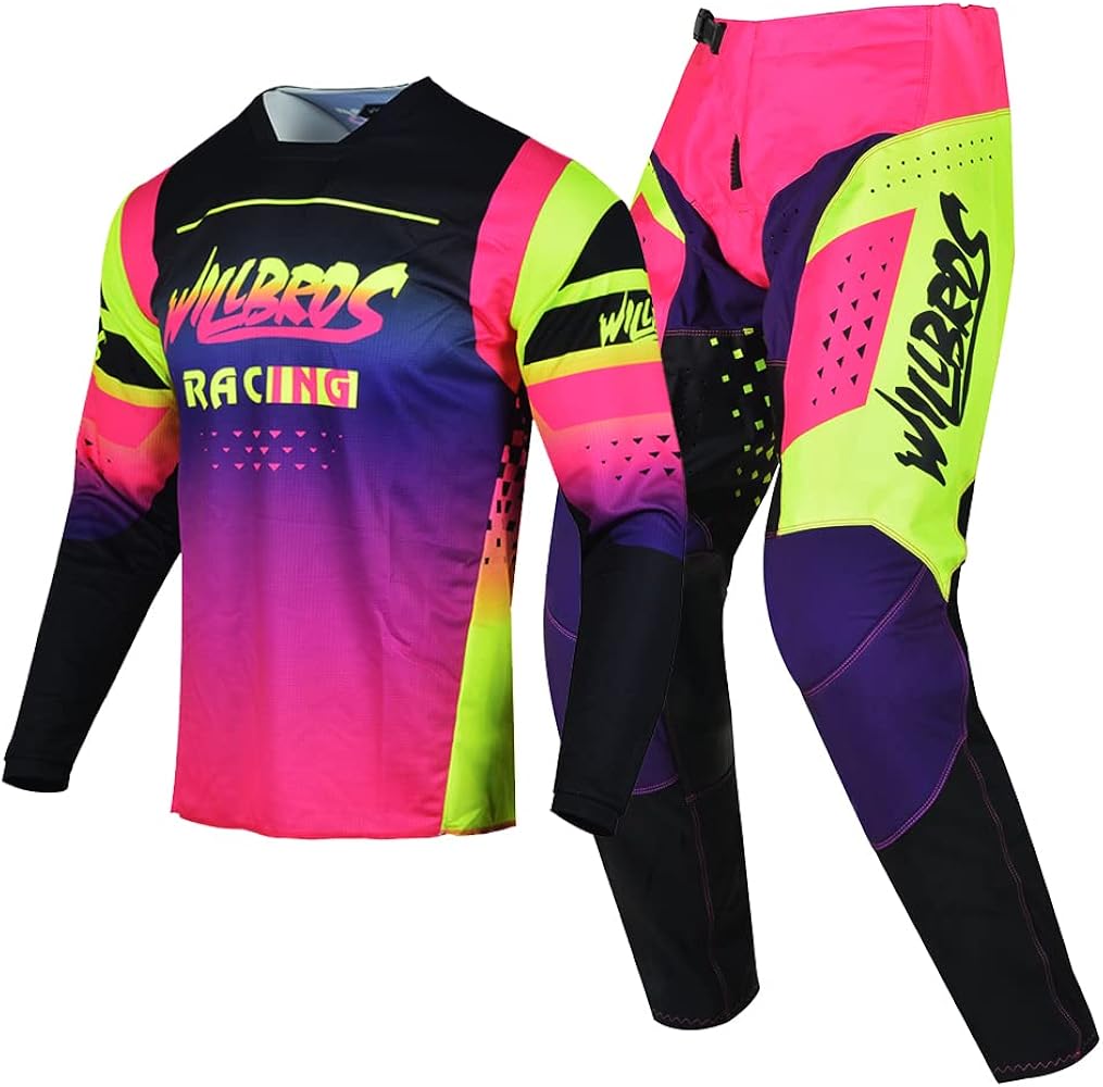 Amazon.com: Willbros Motocross Jersey Pants Combo Women MX Gear