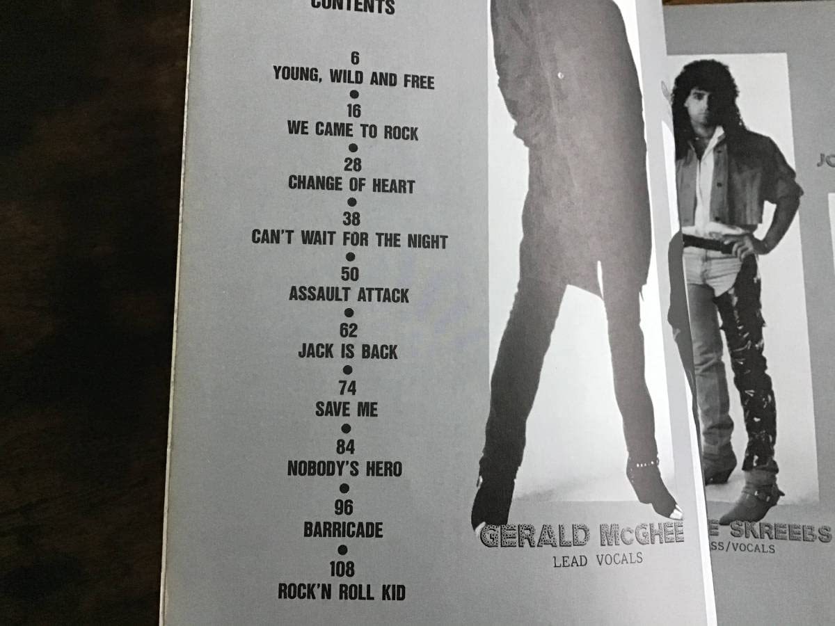 バンドスコア「BRIGHTON ROCK / YOUNG WILD」希少♪ ブライトン