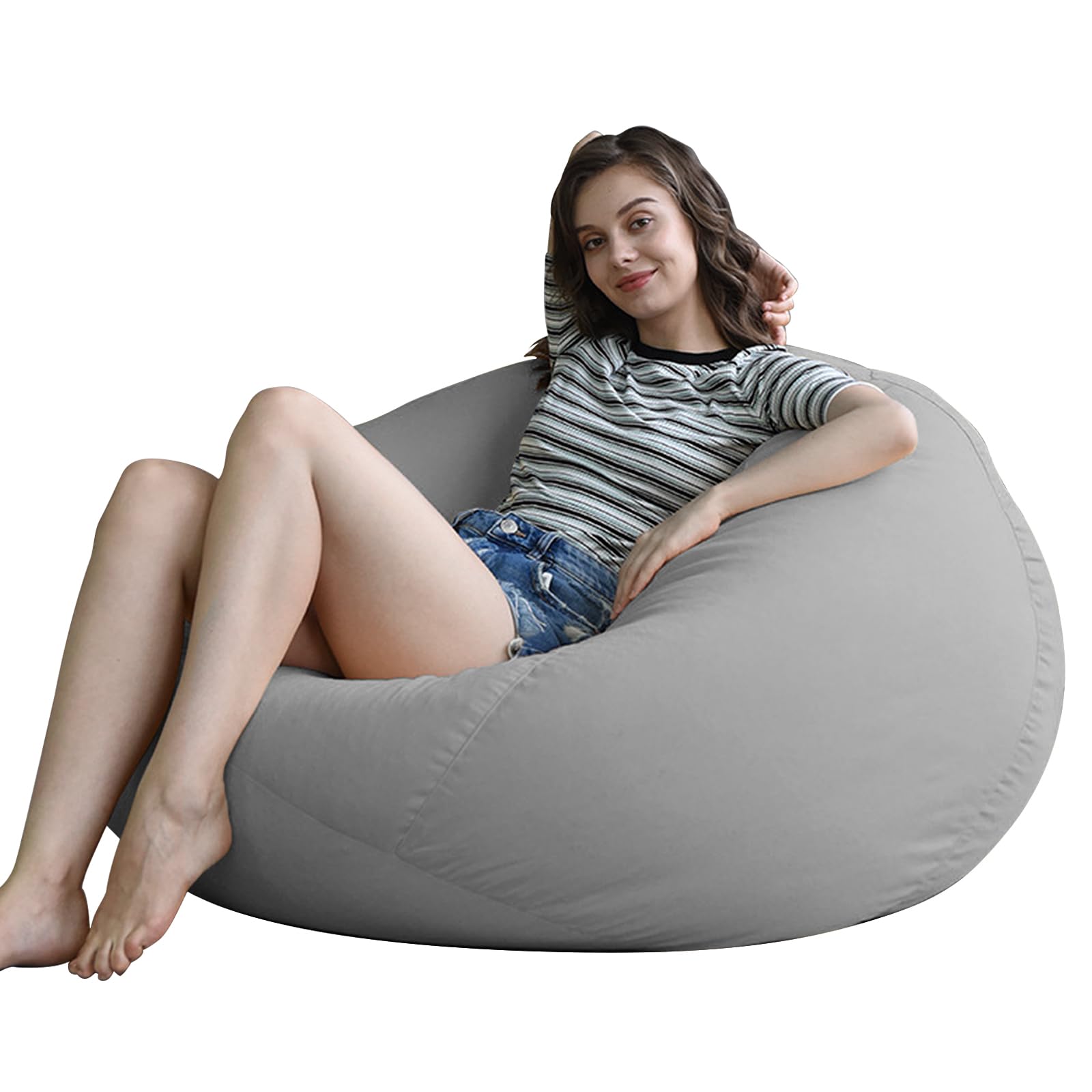 Amazon.co.jp: JPHomezy ビーズクッション 100*80cm けんこう あんぜん