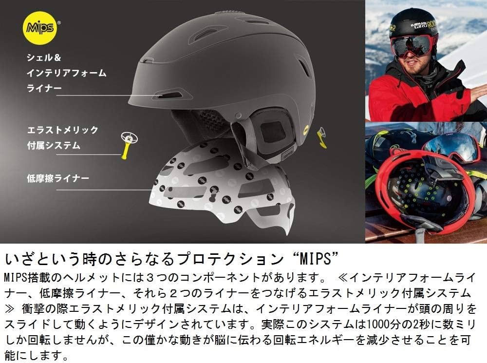Amazon | GIRO(ジロ) スキー ヘルメット Nine MIPS(ナイン ミップス