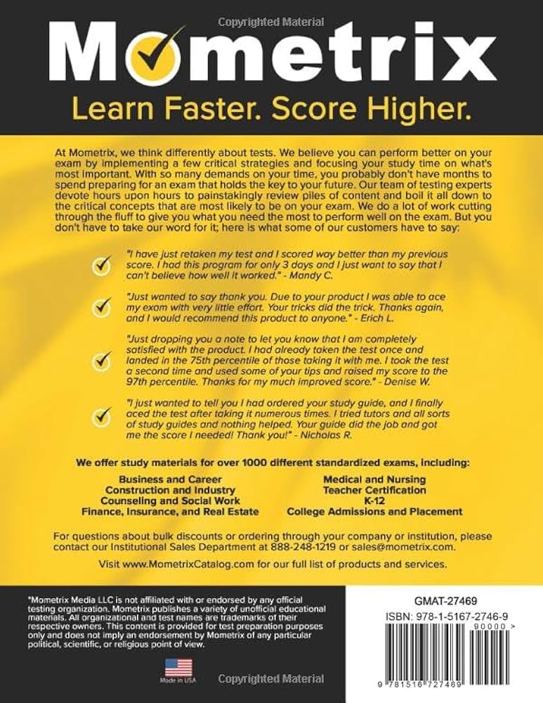 GMAT Prep Book - GMAT Exam Secrets Study Guide, Full-Length