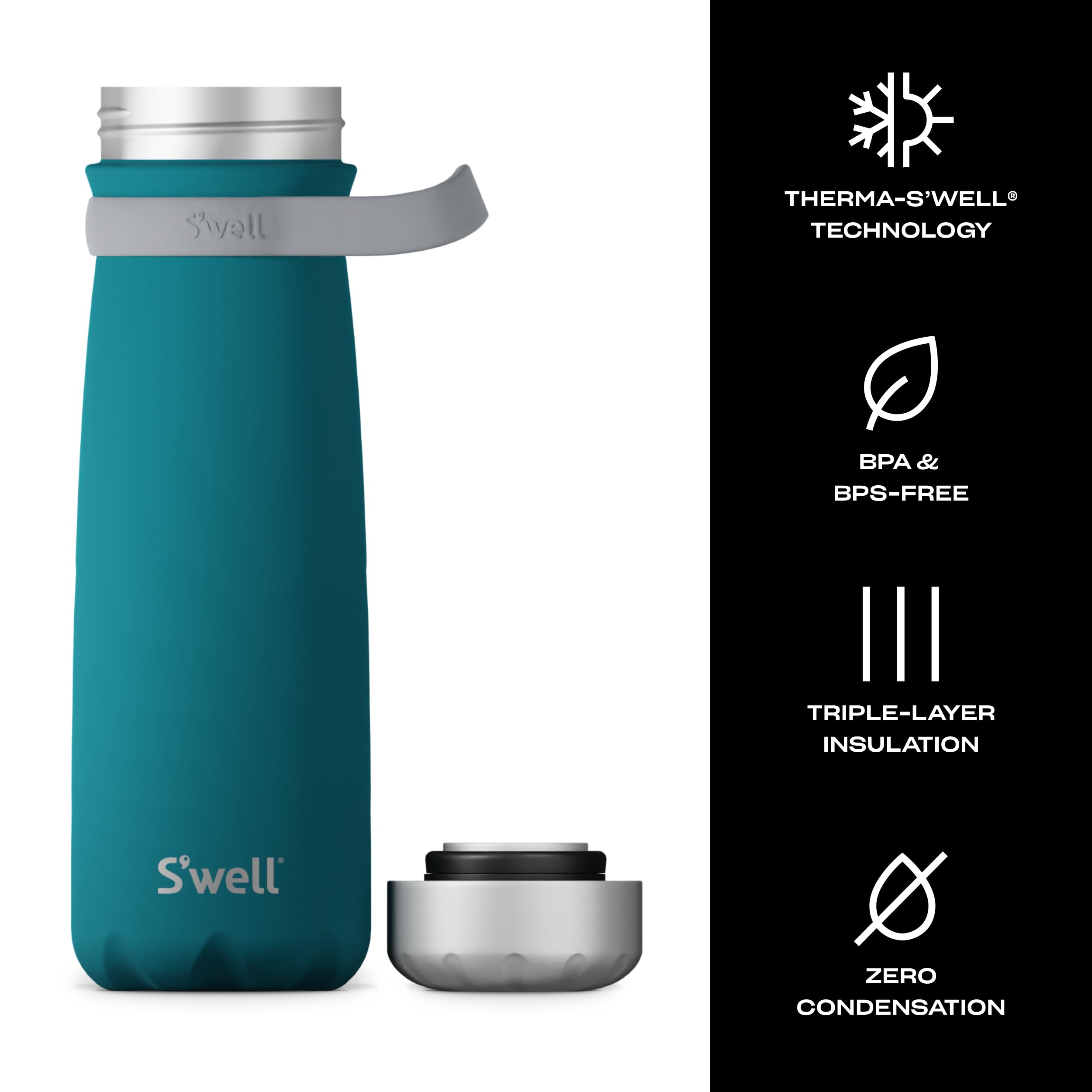 Amazon.com: S'well Stainless Steel Traveler With Handle, 24oz