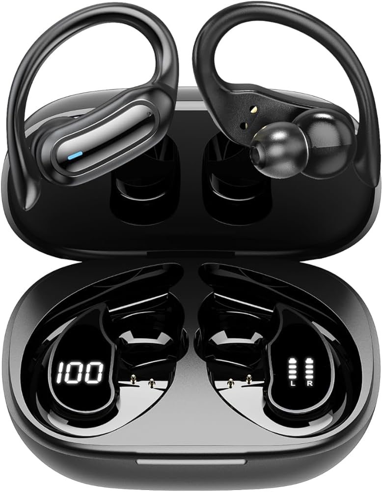 Amazon.co.jp: イヤホン Bluetooth ワイヤレスイヤホン 耳掛け式「2025