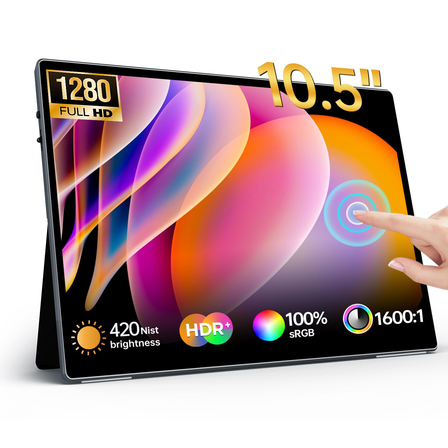 Amazon.co.jp: モバイルモニター 10.5インチ タッチパネル 1920*1280 3