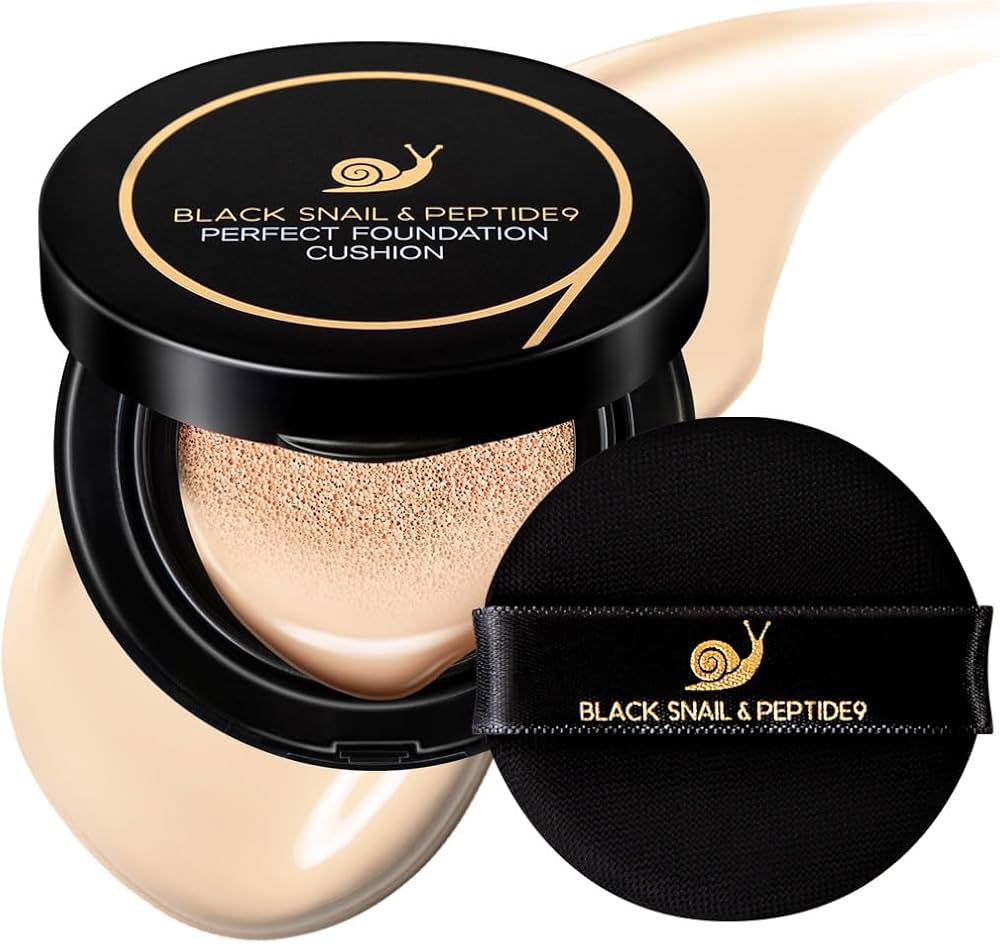 Amazon.com : Farmstay Black Snail & Peptide 9 Perfect Cushion