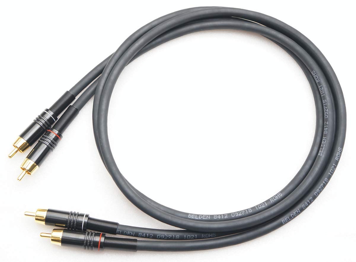Amazon | BELDEN 8412 RCA 赤白ライン 2本ペアケーブル (3m