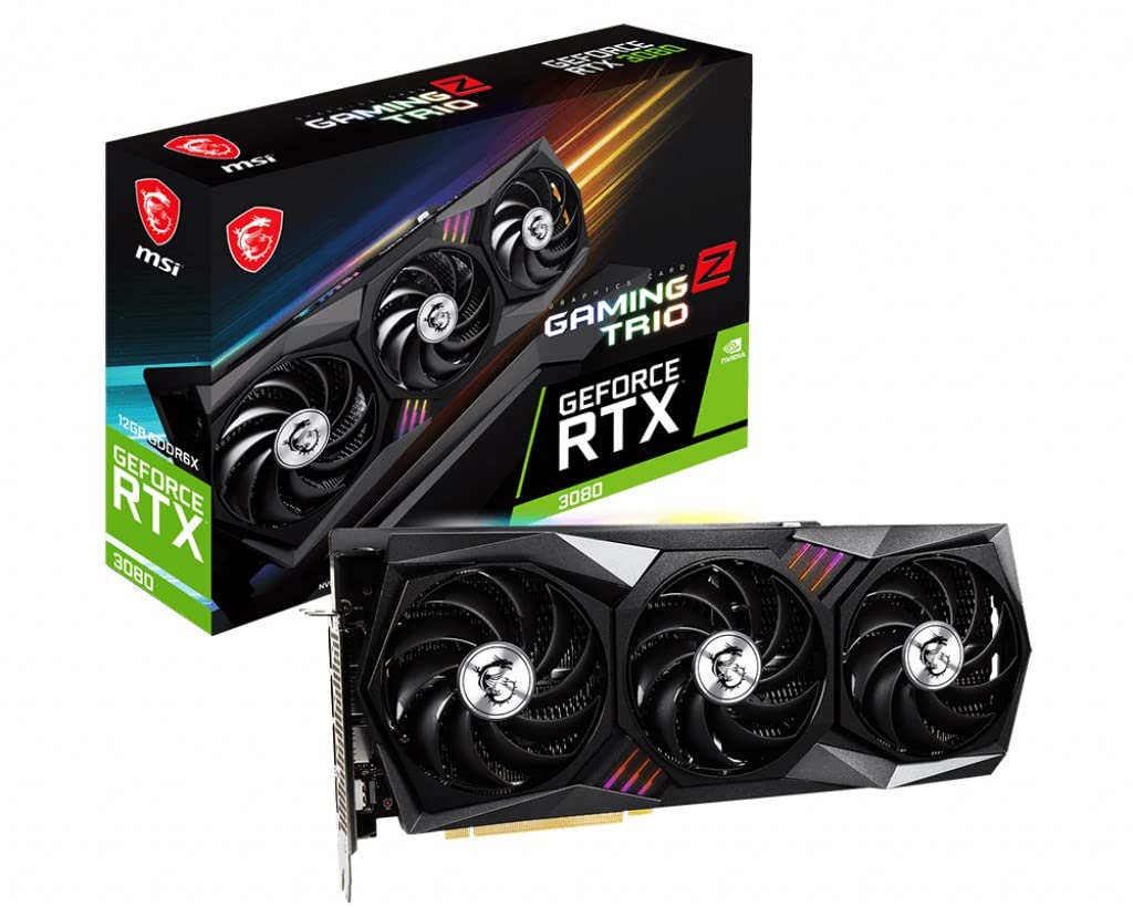MSI Gaming GeForce RTX 3080 LHR 12GB GDRR6X 384-Bit HDMI/DP Nvlink