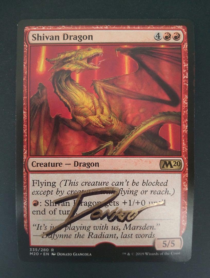 Amazon.co.jp: MTGシヴ山のドラゴン アーティストプルーフ : おもちゃ