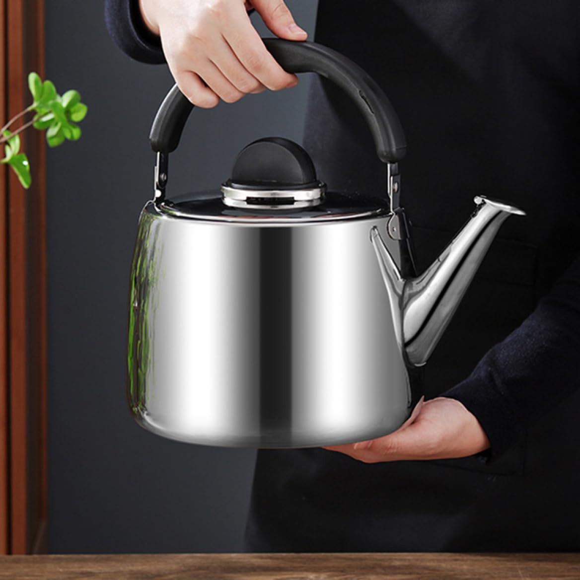 Amazon | [LISHAwanzhu] 北欧スタイル やかん ステンレス ケトル 6L