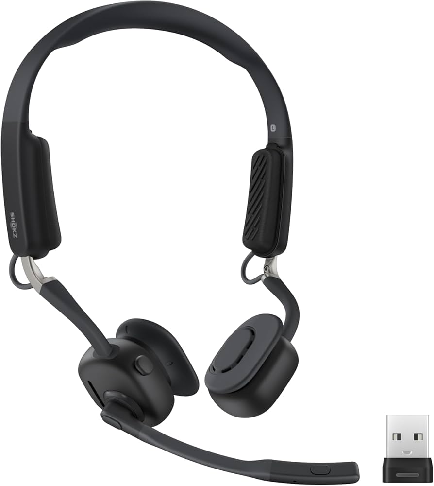 Amazon.com: SHOKZ New OpenMeet UC - Open-Ear Bluetooth Computer