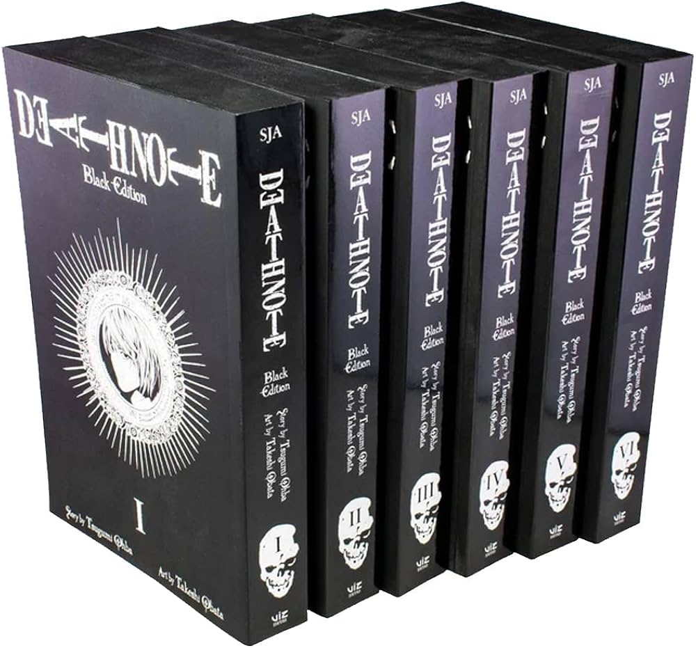 Death Note Black Edition Volume 2-6 Collection 5 Books Set By