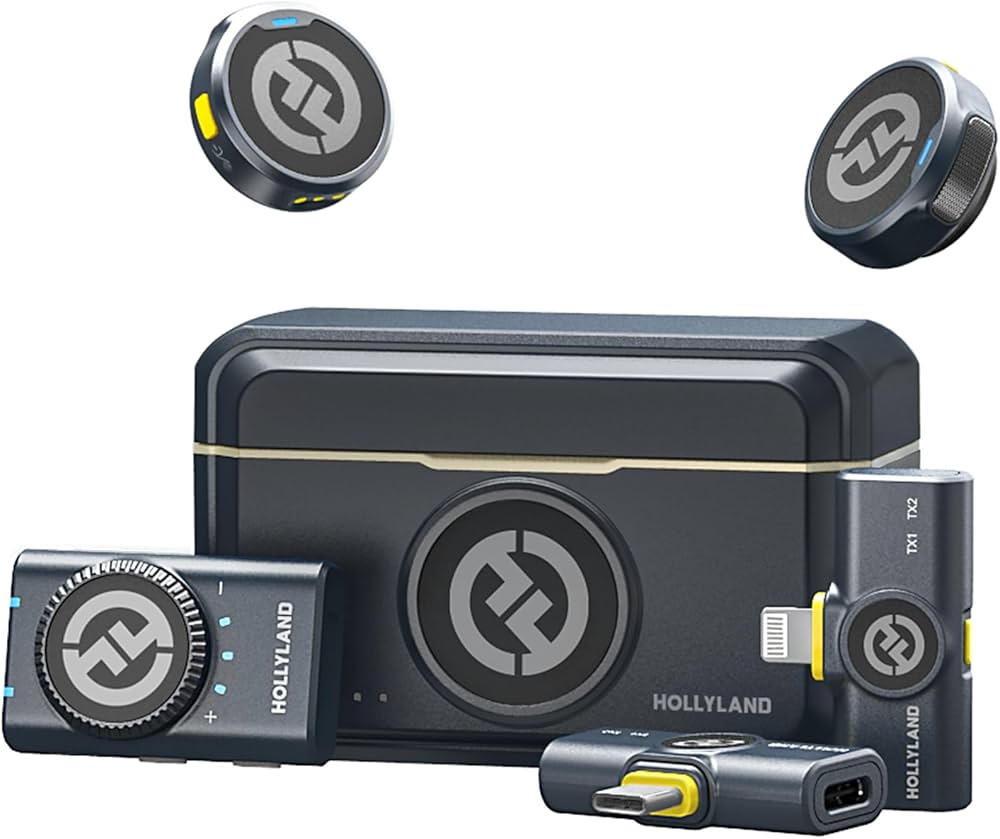 Hollyland Lark M2 Wireless Lapel Microphone Combo for iPhone