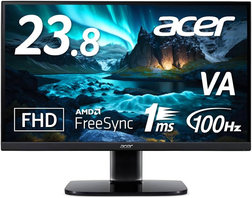Amazon.co.jp: 【Amazon.co.jp限定】Acer モニター 23.8インチ フルHD