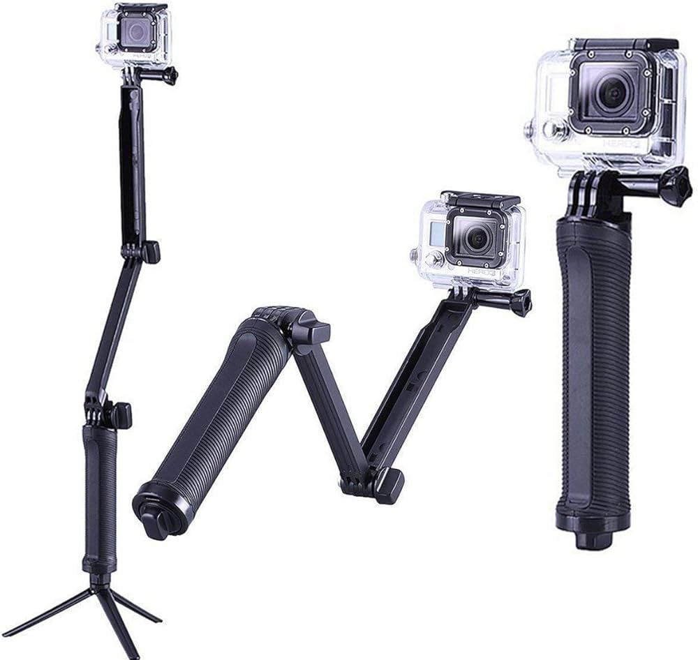 Amazon | Yueetc GoPro 3Way 自撮り棒 防水 Gopro hero8/hero7/hero6