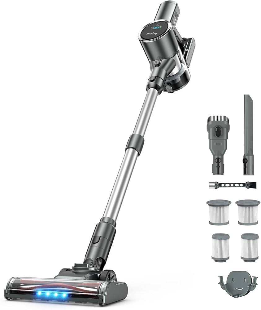 Amazon | 掃除機 コードレス 【45000pa強力吸引・自立式・60分連続稼働