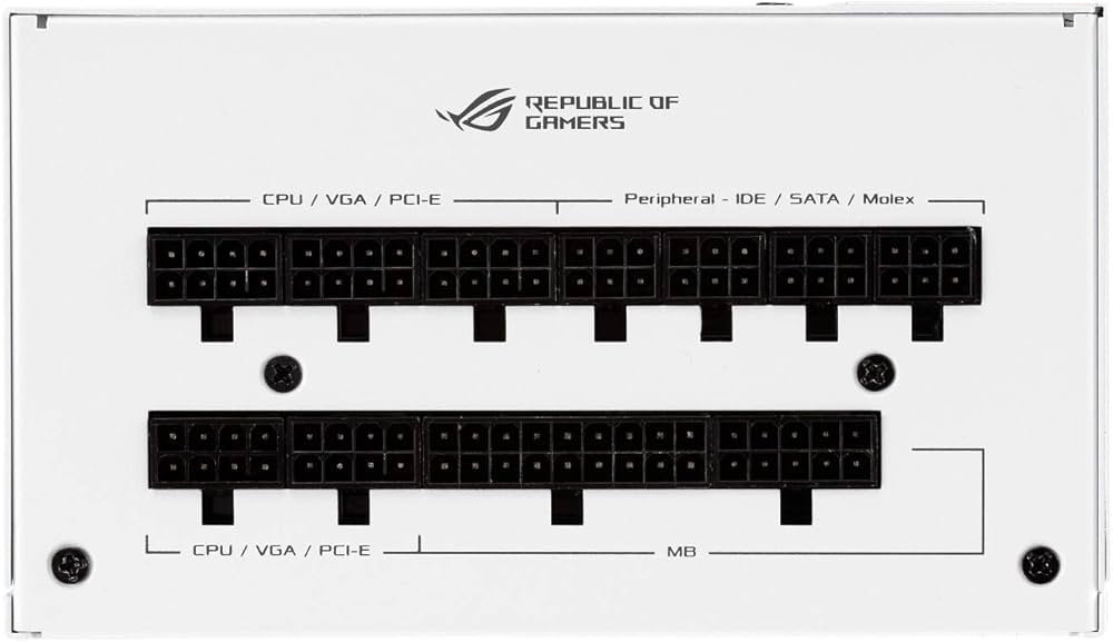 Amazon | ASUS 850W電源ユニット ROG-STRIX-850W-WHITE 80 PLUS GOLD