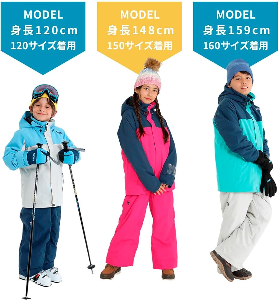 Amazon.co.jp: NNOUM（ノアム） スキーウェア キッズ ジュニア