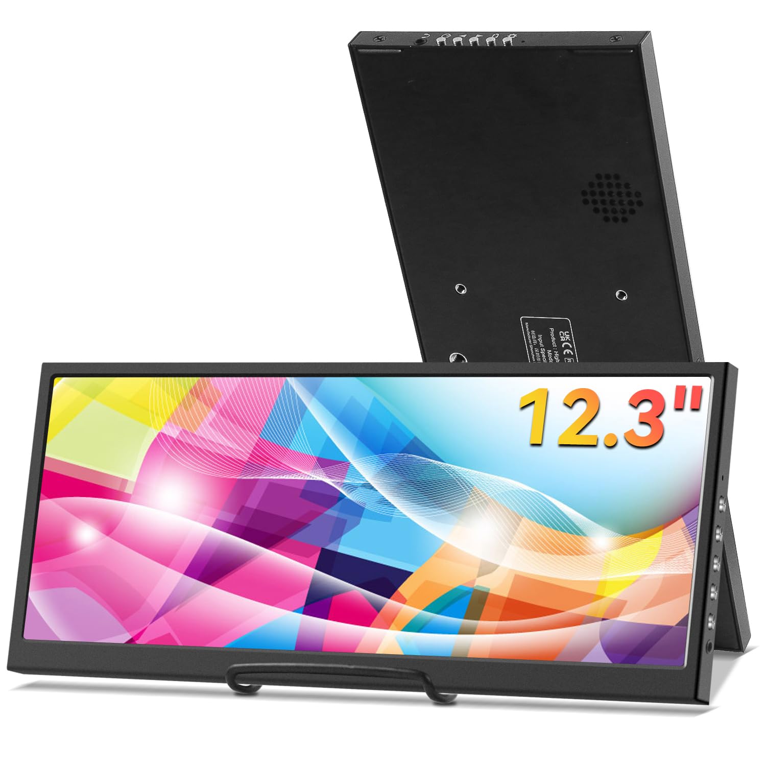 Amazon.co.jp: 12.3インチ セカンダリモニター、IPS ストレッチバー