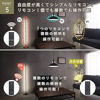 Amazon | VENTOTA フロアライト LED スタンドライト 間接照明 フロア