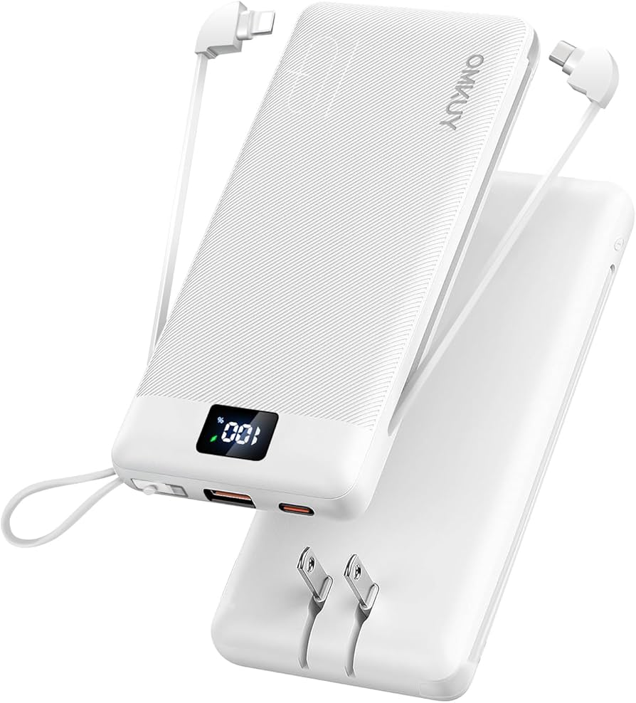 Amazon | モバイルバッテリー 大容量(ACプラグ PSE認証済み 10000mAh 3