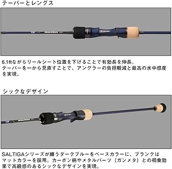 Amazon | ダイワ(DAIWA) スロージギングロッド SALTIGA SJ 61B-0・W