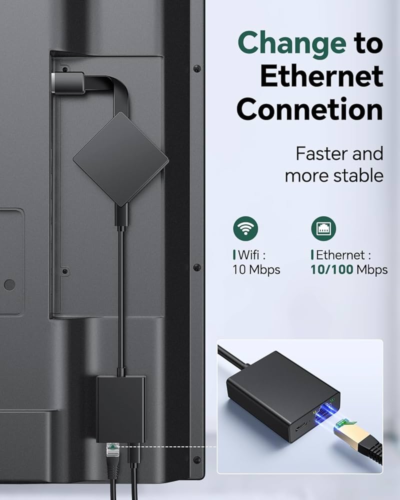 Amazon.com: ZEXMTE Ethernet Adapter for Fire TV Stick, Micro USB