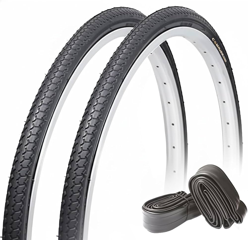 Amazon.co.jp: 27インチ自転車タイヤ 【2本セット】COMPASS(コンパス