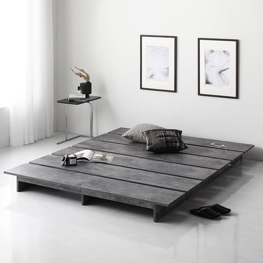 Amazon｜RASIK ベッド セミダブル ステージタイプ フレームのみ