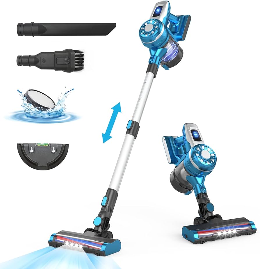 Amazon | コードレス 掃除機 スティッククリーナー 20Kpa 超強力吸引
