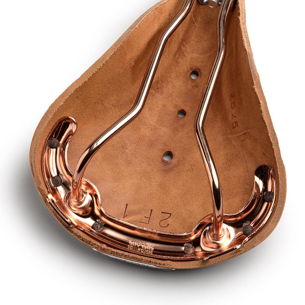 Amazon | BROOKS(ブルックス) レザーサドル 大きな銅製の鋲が特徴的な