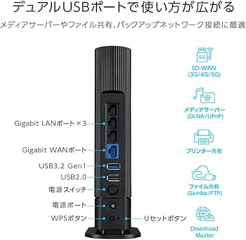 Amazon.co.jp: 【Amazon.co.jp限定】ASUS WiFi RT-AX59U(A)/E 無線