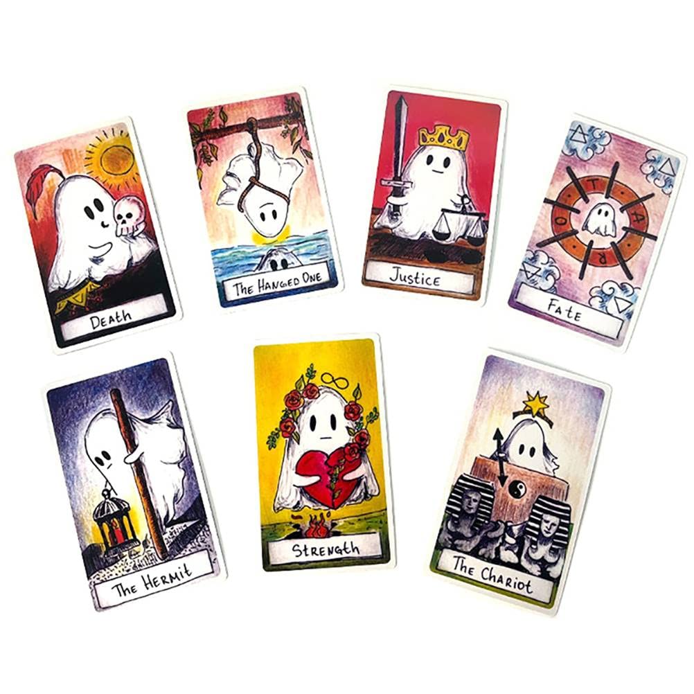Amazon.co.jp: Cute Ghost Tarot, The Cute Ghost Tarot, Tarot Deck