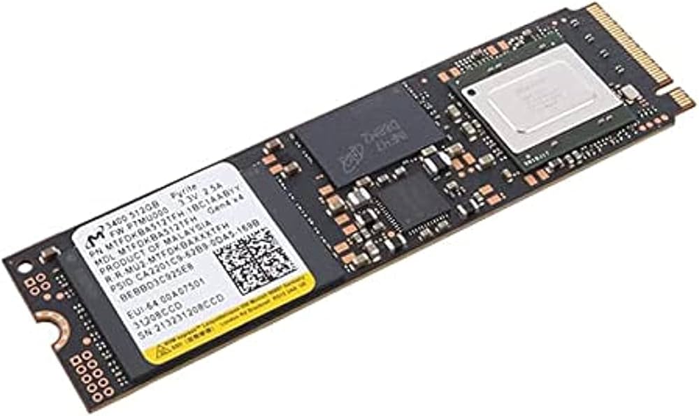 Amazon | Micron 3400 512GB ソリッドステートドライブ - M.2 2280