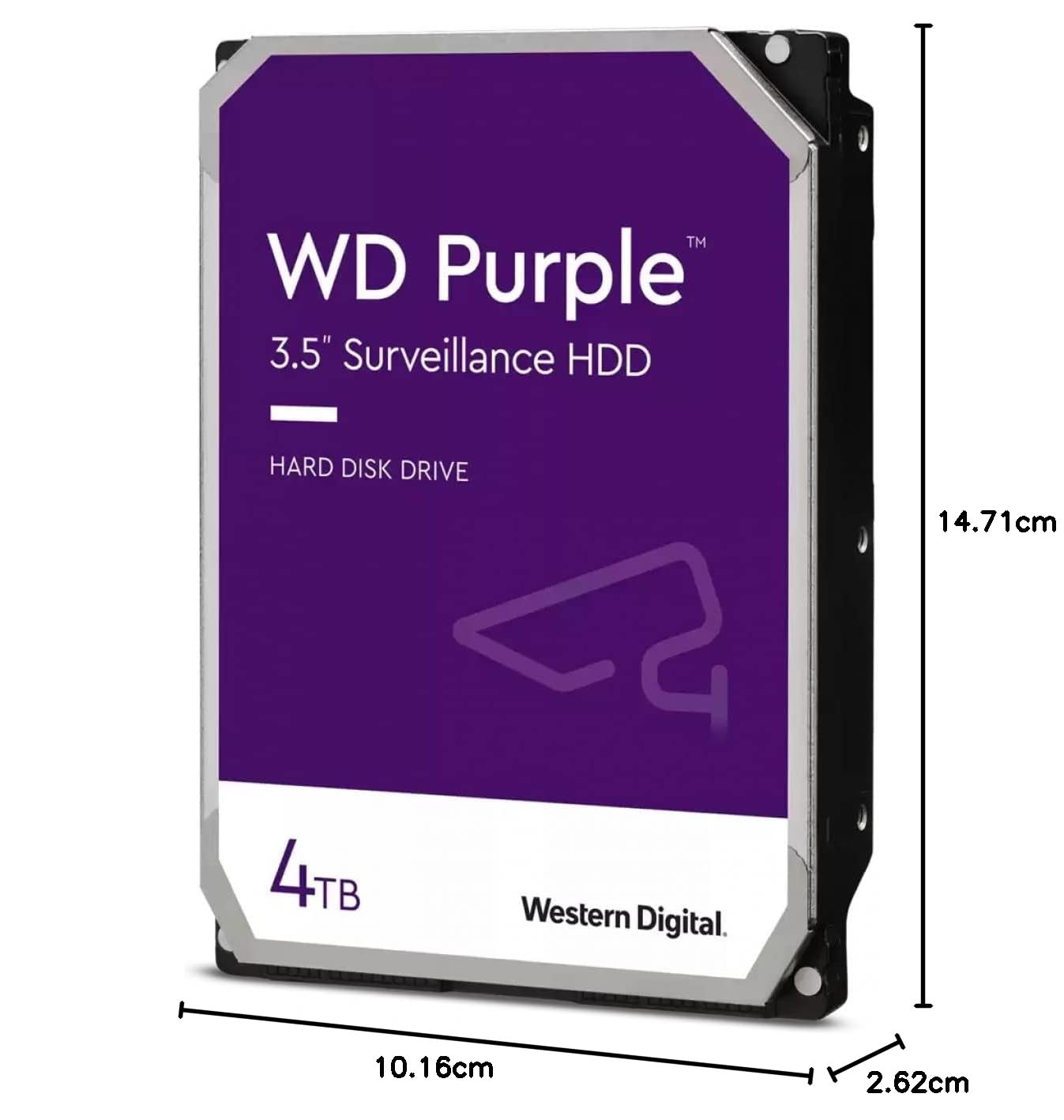 Western Digital 4TB WD Purple Surveillance Internal Hard Drive HDD