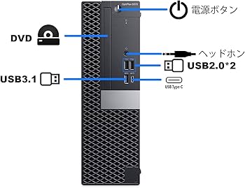 Amazon.co.jp: 【整備済み品】 DELL OptiPlex 5070 SFF 第9世代 i7