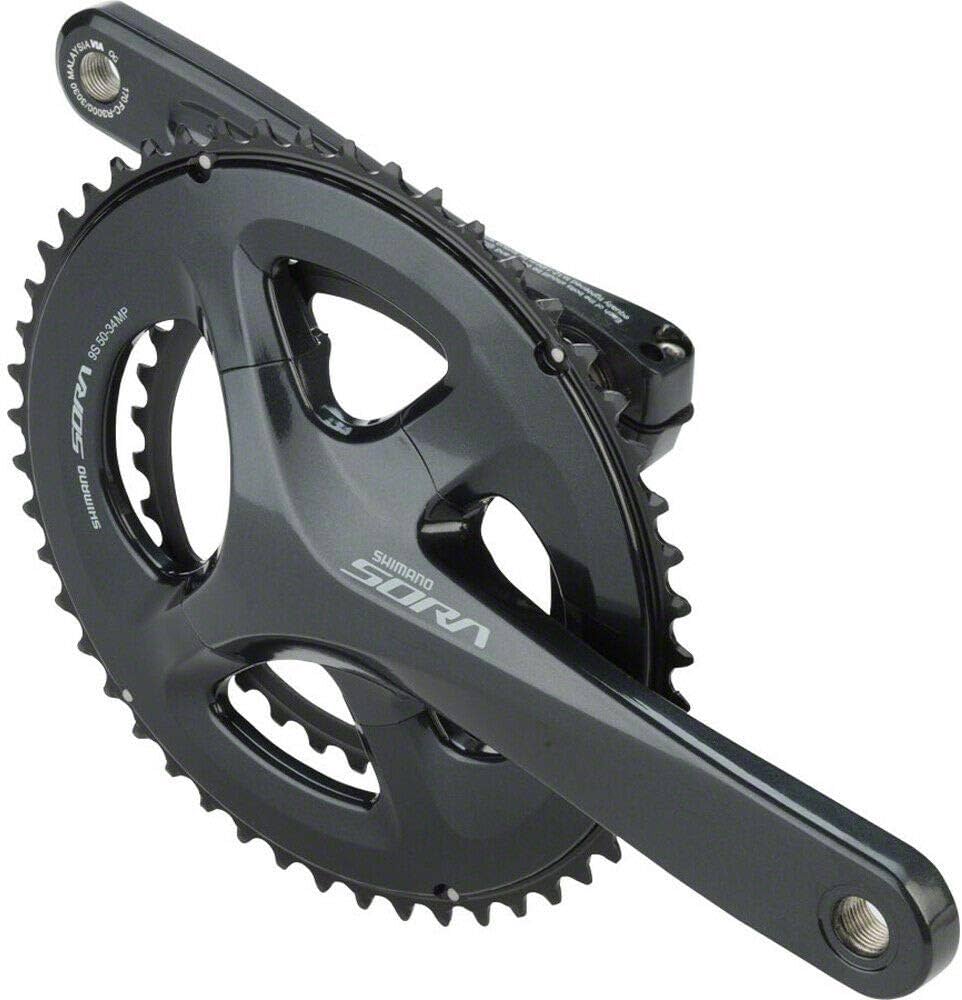 Amazon | Shimano Sora r3000 9-speed 34 / 50t 165 mm Crankset